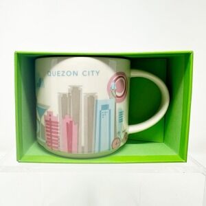 Starbucks Quezon City Philippines You Are Here Collectors Mug 14‎ oz New in Box